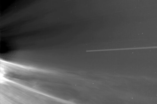 Sun Close-up image of the Sun’s corona showing plasma structures and solar wind, taken by Parker Solar Probe’s WISPR instrument.