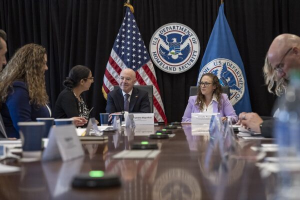 United States Department of Homeland Security headquarters building in Washington DC representing DHS funding crisis and national security operations 2026