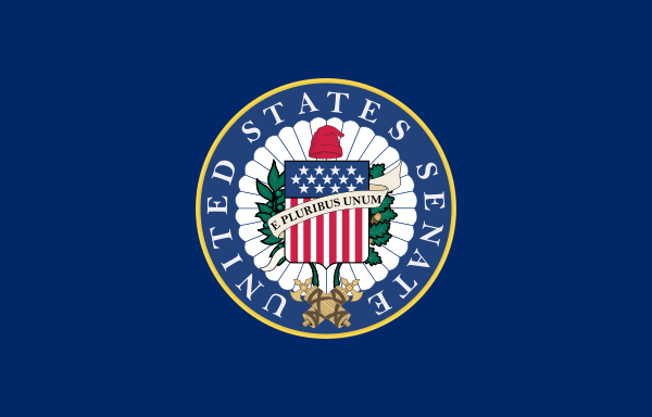 Official flag of the United States Senate symbolizing government authority and surveillance law debate by bdesk.news